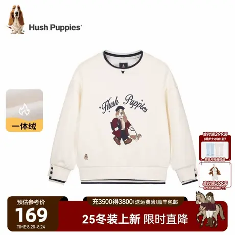 【25秋冬新品】暇步士童装女童卫衣大童休闲儿童童趣假两件上衣图片