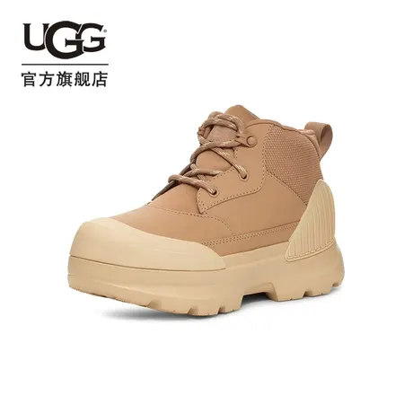 UGG春季新款女士休闲舒适厚底圆头系带短靴时尚靴 1152724图片