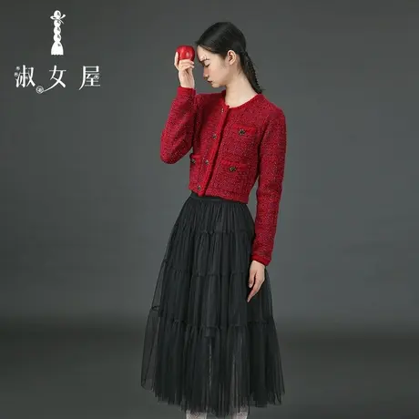 淑女屋官方旗舰店小香风公主。毛衣商品大图