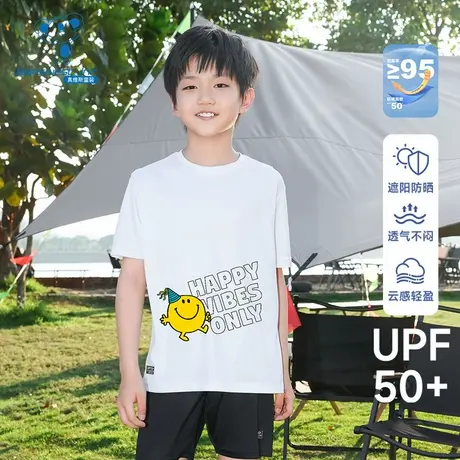 真维斯×奇先生妙小姐联名童装2025夏季新款速干圆领短袖T恤KD图片