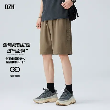 青少年卡其色日系短裤男夏季薄款五分裤宽松裤子2025新款半裤男裤商品大图