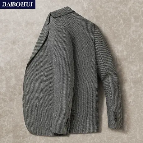 轻奢无痕男士冰丝防晒西服商务休闲小西装外套春夏季薄款西服上衣商品大图