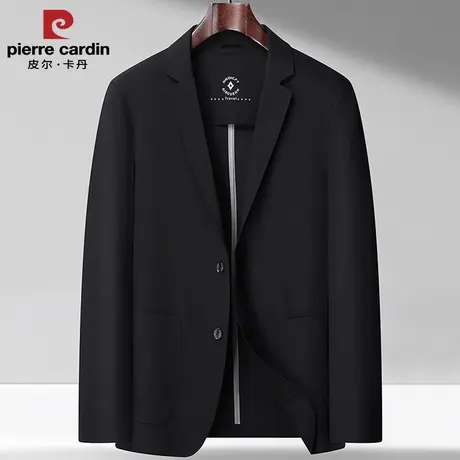 皮尔卡丹西服男士商务高端西装外套透气高档时尚商品大图