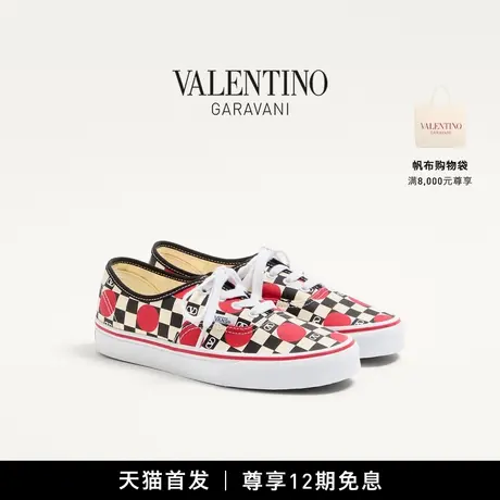 [首发]华伦天奴与VANS联名女士运动鞋VLOGO棋盘格波点款商品大图