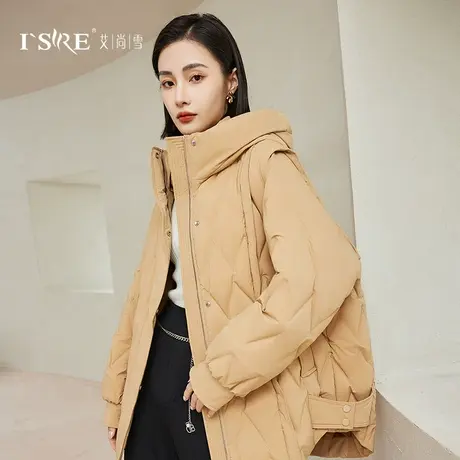 艾尚雪2023年新款鹅绒服女中长款休闲时尚高级感外套102图片