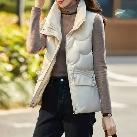 时尚气质百搭棉服马甲商品大图