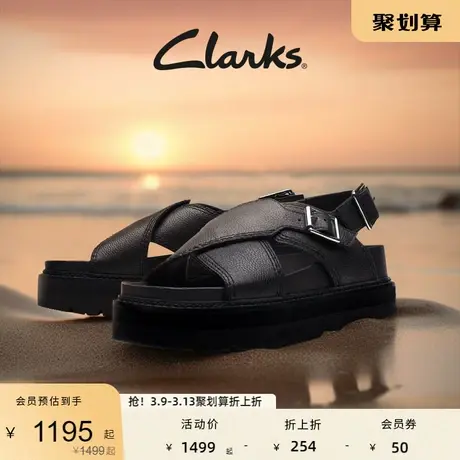 Clarks其乐Orianna Roam女鞋凉鞋女时尚罗马凉鞋厚底沙滩凉鞋女图片