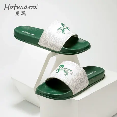 hotmarzz/黑玛拖鞋男夏季外穿防滑家用运动凉拖潮流新款一字拖男商品大图