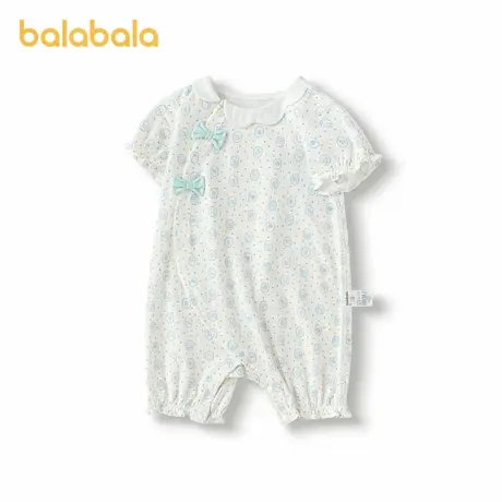 【商场同款】巴拉巴拉宝宝连体衣哈衣爬服2025新款夏装轻国风精致图片