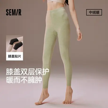 森马女士内衣秋裤打底裤双面绒毛女生舒适线裤中厚秋冬季2025新款商品大图