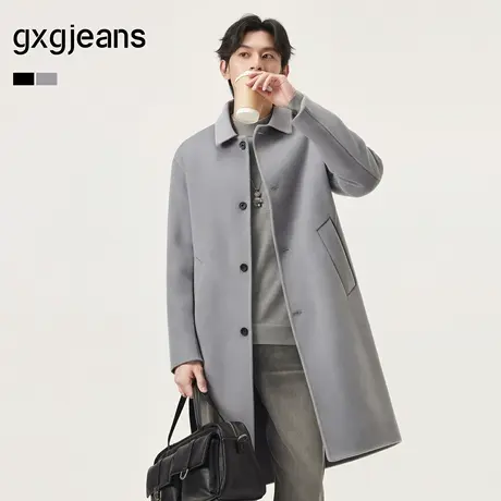 gxg.jeans男装秋冬款长款呢大衣J24X264129图片