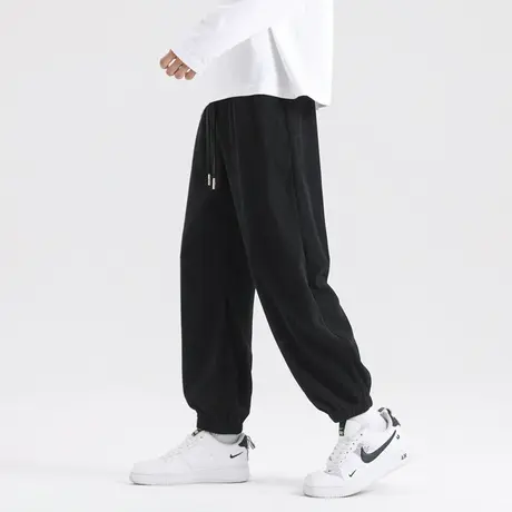 NASA灯芯绒裤子男款秋冬季潮流宽松休闲长裤男生春秋运动束脚卫裤商品大图