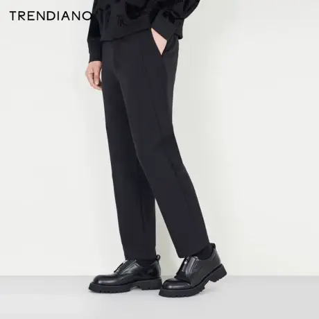 TRENDIANO官方男装冬季新款裤子男直筒休闲长裤商品大图