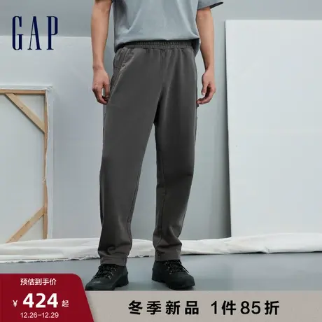 Gap男装春秋LOGO工装风多口袋直筒裤休闲裤高级宽松长裤837444图片