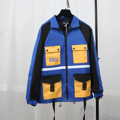 外套2023年新款女春秋韩版宽松盐系秋季夹克工装炸街复古港味港风商品大图