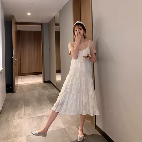 【夏装秒】孕妇连衣服夏季两件套装潮妈外穿时尚辣妈个性夏装孕妇商品大图