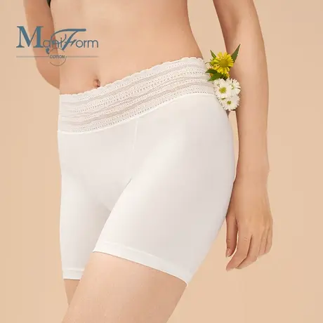 【2条装】曼妮芬棉质生活抗菌全棉裆免穿内裤打底裤商品大图