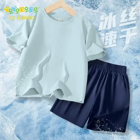 班尼路童装YBB系列男童套装夏季速干运动服儿童休闲服小男孩衣服商品大图
