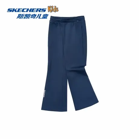 Skechers斯凯奇2025新款儿童针织长裤蓬松柔软舒适休闲裤子图片