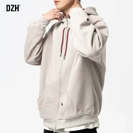 青少年连帽卫衣外套男秋季潮流百搭拉链开衫休闲上衣2023新款秋装图片