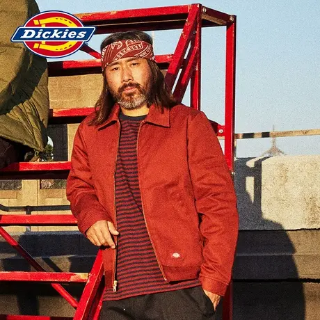 Dickies春夏工装 TJ15老夹克薄夹棉棉服外套图片