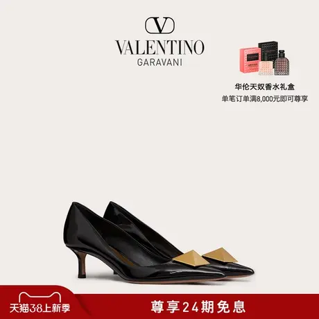 【24期免息】华伦天奴VALENTINO女士 ONE STUD 漆皮高跟鞋图片