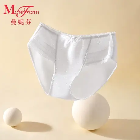 【三阶段】曼妮芬中低腰低角裤少女内裤棉质短裤学生纯棉内裆底裤商品大图