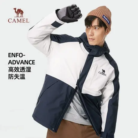 【非卖品】[滑雪]男装夹棉风衣情侣短外套2023棉服防风防水旅游登商品大图