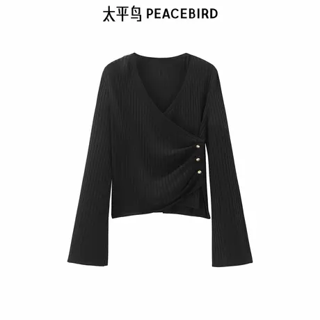 【商场同款】太平鸟女装秋季时髦套头衫A1EEE3210图片