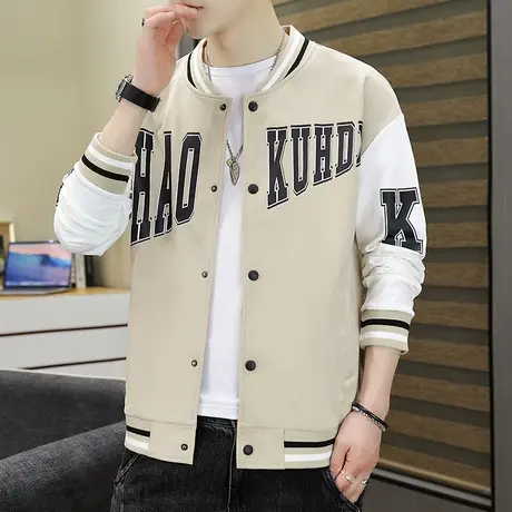 男士夹克秋季棒球服潮牌潮流韩版宽松休闲秋装外套休闲百搭上衣服图片