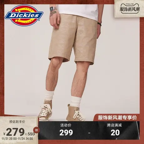 Dickies 春夏 提花纹理工装短裤 及膝休闲版型宽松商品大图
