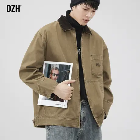 男士底特律工装夹克外套男秋冬款高级感痞帅美式潮牌秋装2024新款商品大图