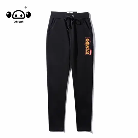 Ohlyah运动裤女春秋季裤子韩版国潮流修身休闲长裤小脚裤百搭卫裤商品大图