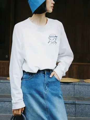 春秋装仿棉长袖t恤女2023新款冬季欧货时尚洋气内搭打底衫上衣服图片