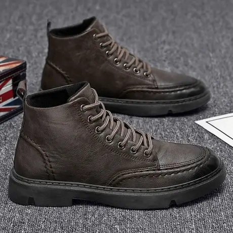 雨鞋男士时尚钓鱼水鞋男款厨房专用防滑耐磨高筒靴子男防水鞋雨靴商品大图