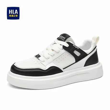 HLA/海澜之家男鞋新款潮流百搭增高板鞋耐磨舒适透气休闲鞋商品大图