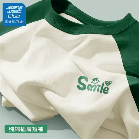 真维斯club儿童短袖t恤2025新款女童夏季纯棉半袖上衣小女孩夏装图片