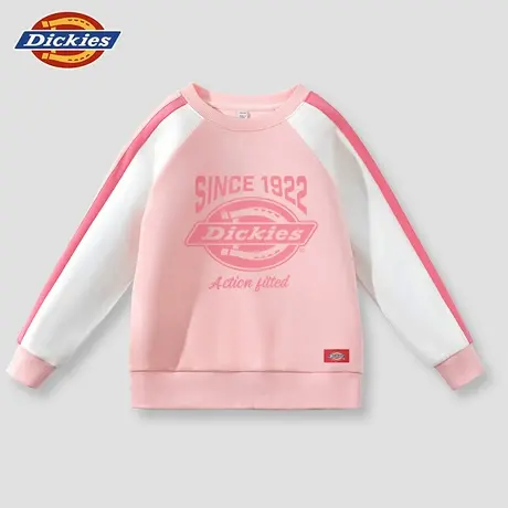 Dickies童装女童秋款卫衣运动宽松长袖时尚百搭儿童2025新款衣服A商品大图