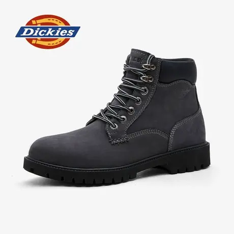 Dickies男鞋马丁靴2025秋冬新款户外工装靴复古黑色皮靴真皮男靴商品大图