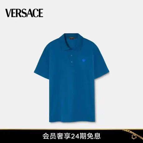 VERSACE/范思哲 男士Medusa刺绣Polo衫商品大图