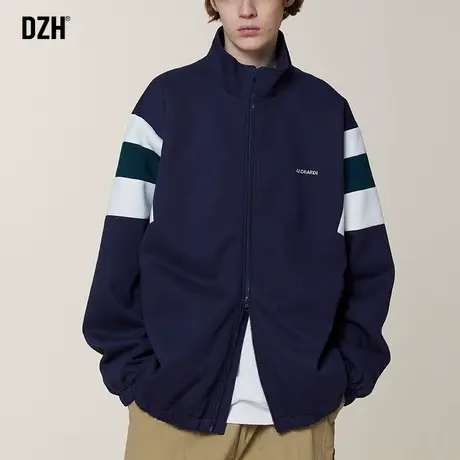 男士美式运动夹克男立领秋季街头百搭休闲上衣2023新款情侣装外套商品大图