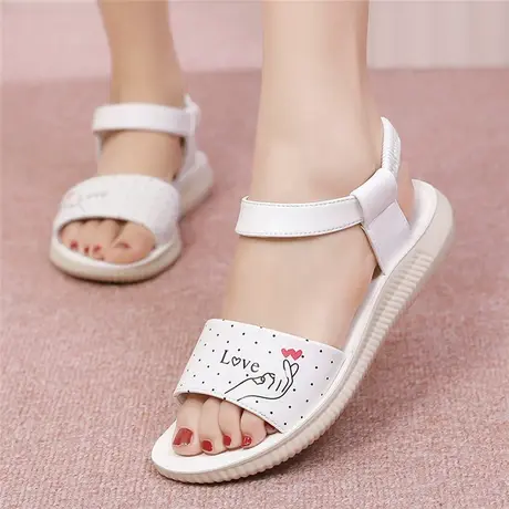 2023新款凉鞋女运动夏季韩版平底学生休闲沙滩鞋软底轻便孕妇凉鞋商品大图