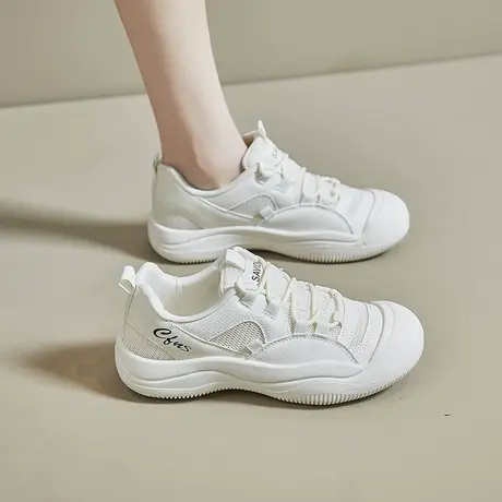 运动鞋女超软孕妇平底软底2023年秋季外穿休闲轻便防滑舒适小白鞋商品大图