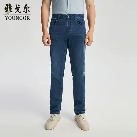 【商场同款】雅戈尔男士牛仔裤春季新款官方商务休闲牛仔裤男图片