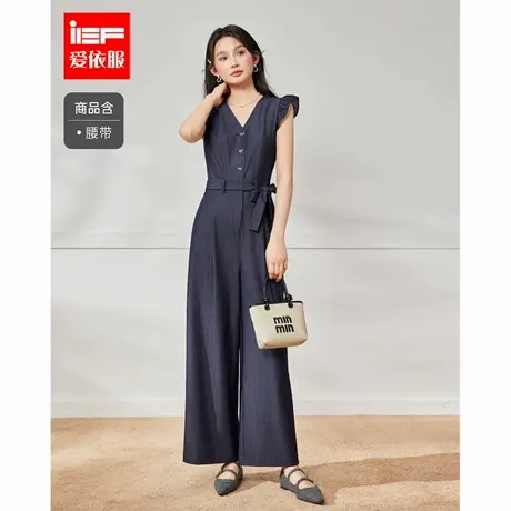 IEF/爱依服2025夏季新款韩版时尚通勤气质高级感显瘦百搭连体裤商品大图
