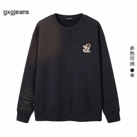 清仓gxg.jeans男装冬季圆领卫衣JEX13100724图片