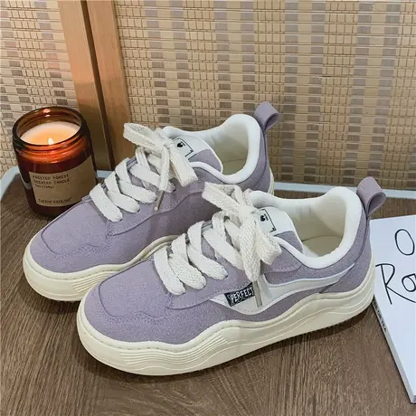 Betoo 2023春季新款厚底老爹鞋女ins潮百搭休闲运动跑步鞋子女商品大图