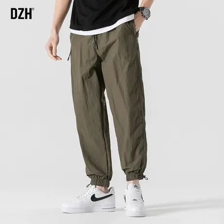 男士夏季速干裤男2023年新款薄款束脚运动裤跑步健身裤子休闲长裤商品大图