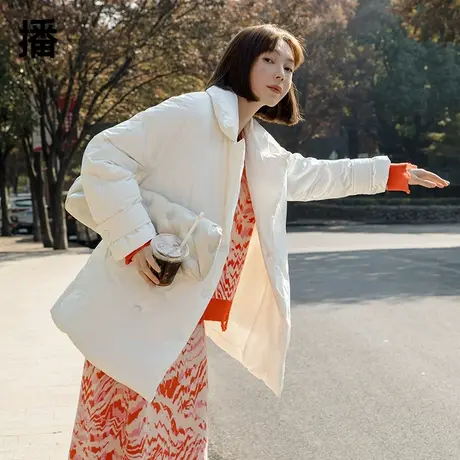 【柳哥来了】播羽绒服BDP4RD1412墨屿白衣图片