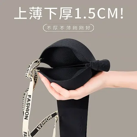 内衣女小胸聚拢字母肩带上薄下厚显大无痕2024年新款爆款文胸胸罩商品大图